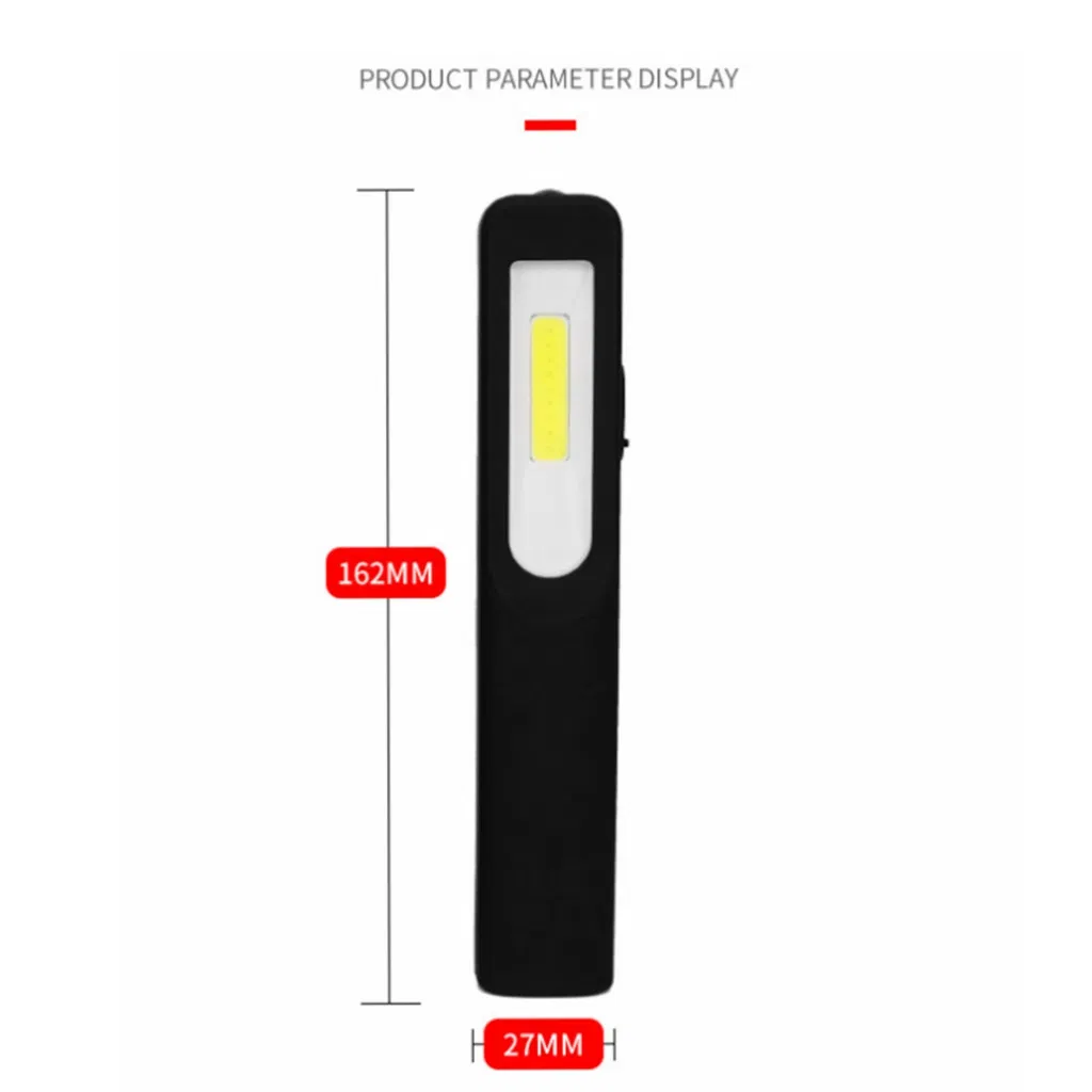 Outdoor Portable Emergency LED Lighting for Working Handheld USB Rechargeable with UV Portable Inspection Work Spot Lamp COB LED Work Light