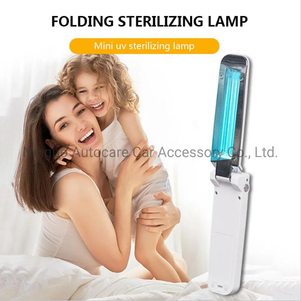 Handheld Portable Germicidal UV Sterilizer Lamp for Disinfection Wand Shaped Foldable UV Sterilizer Lamp