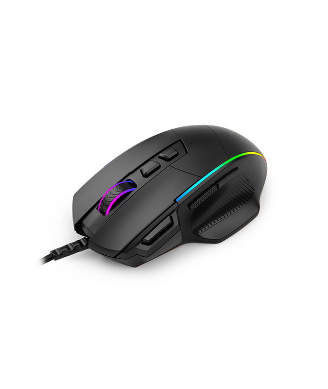 X-49 gaming mouse side profile