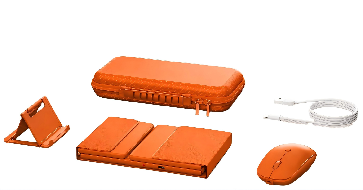 Foldable keyboard combo alternate view