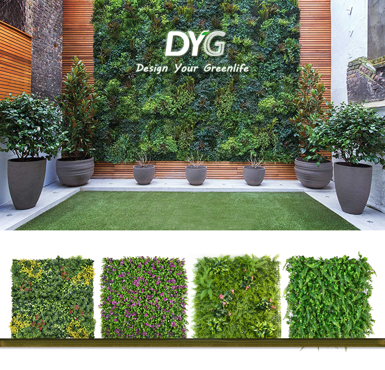 Artificial Plants Wall Panel Detail 01