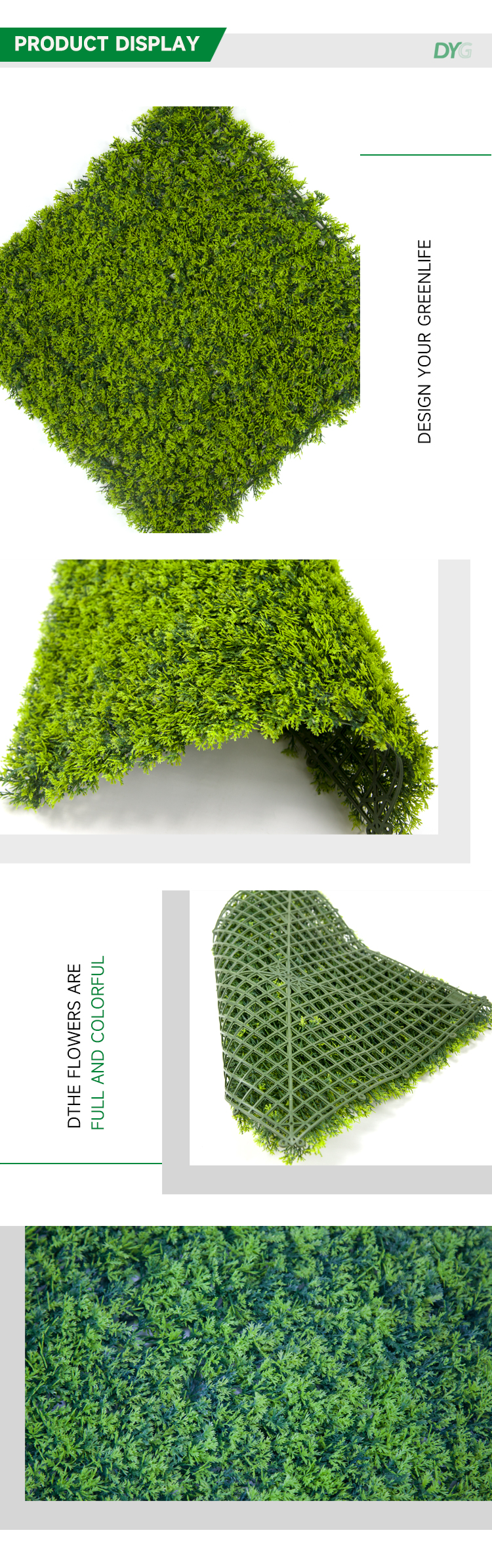 Artificial Plants Wall Detail 2