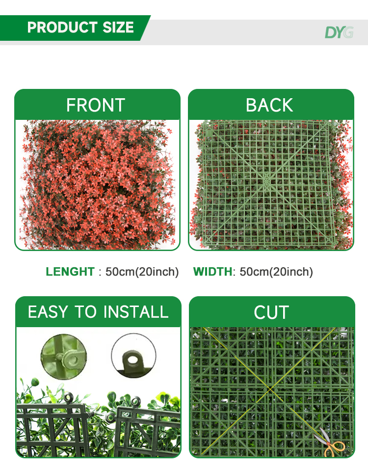 Artificial Hedge Wall 10008