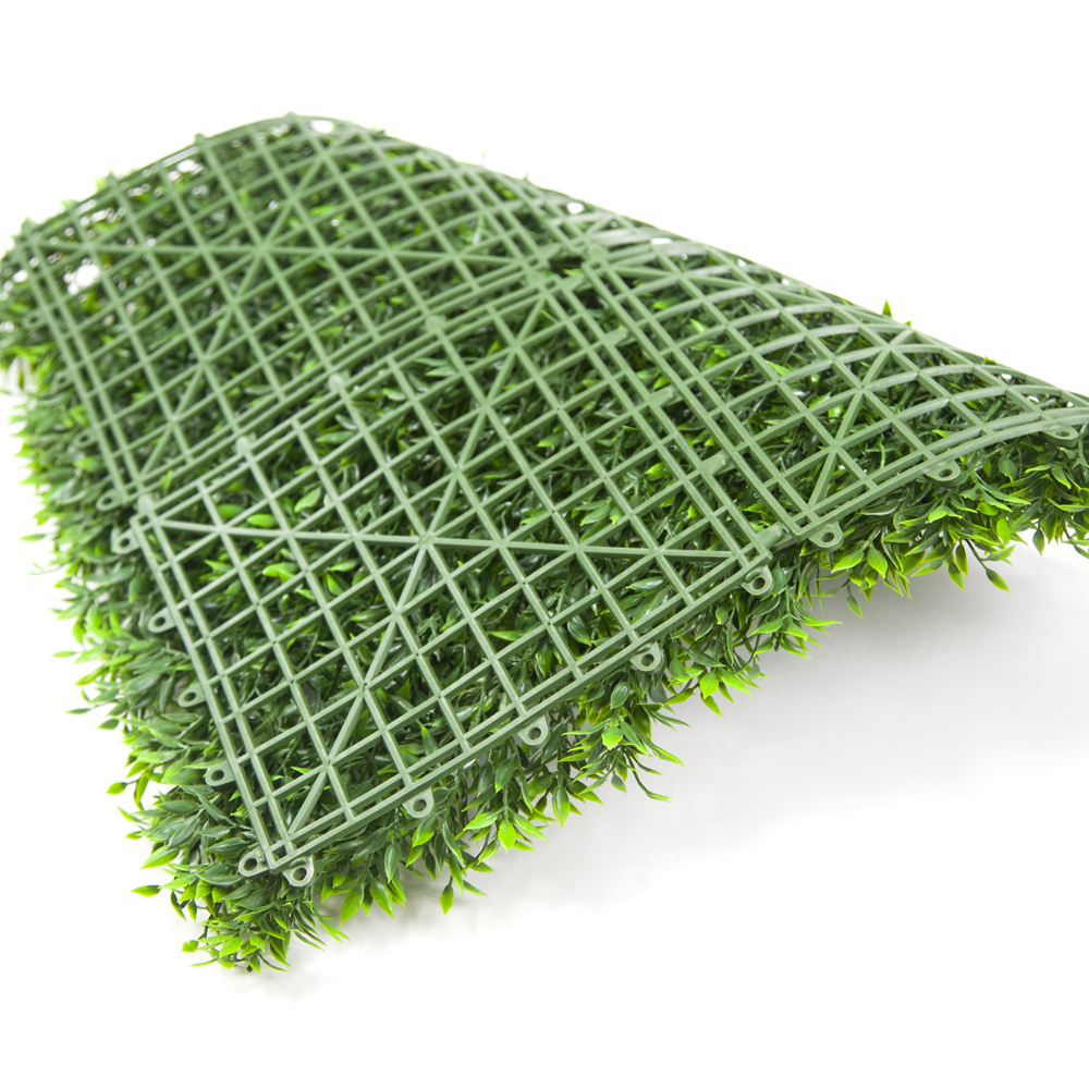 Best Faux Boxwood Hedge Green Grass Panels Anti-UV Outdoor Indoor Decoration Artificial Plant Grass Wall Manufacturers, Factories