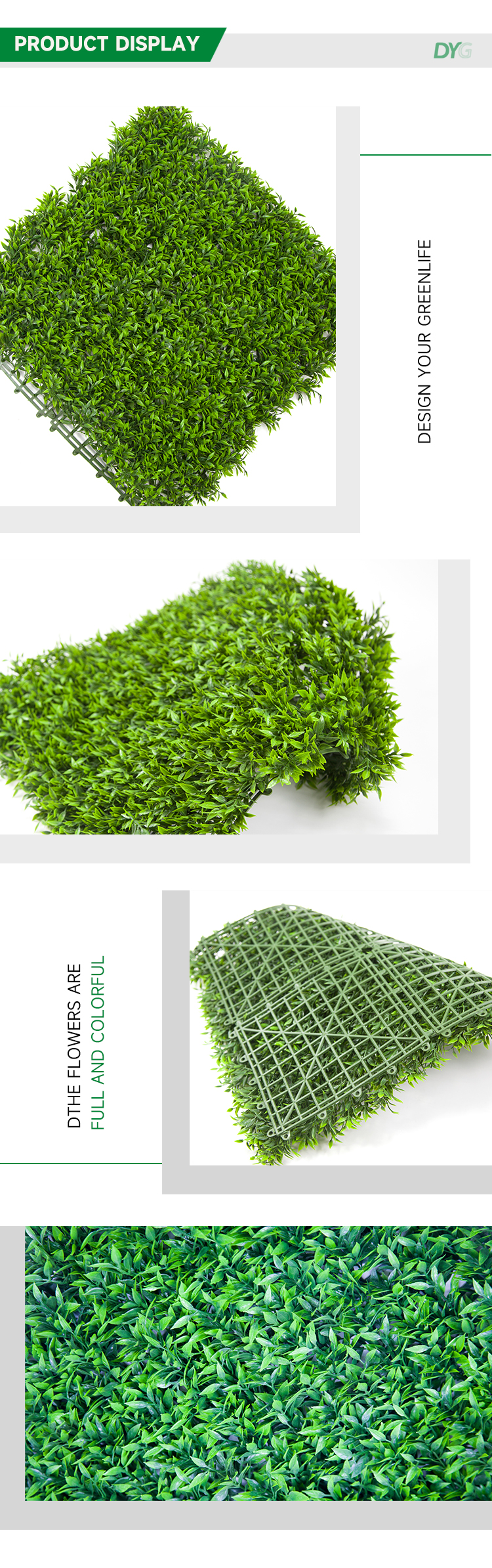 Artificial Plants Wall Panel Details 02