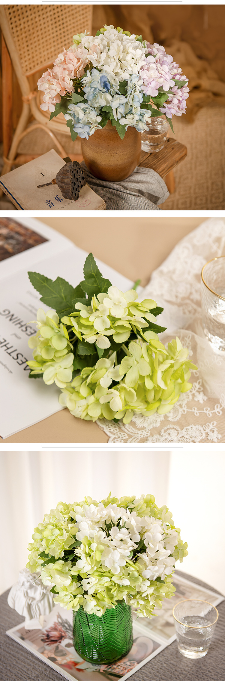 Artificial Hydrangea View 5