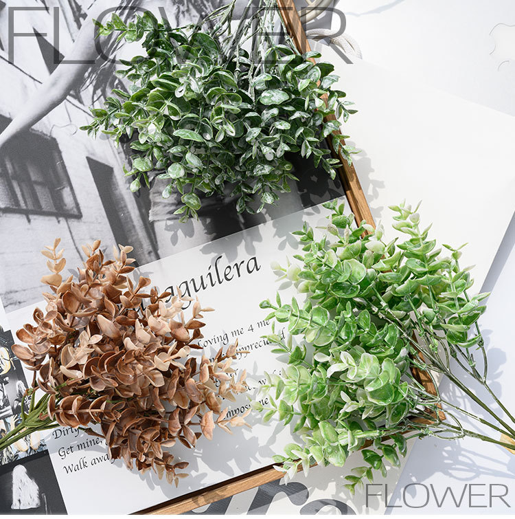 Artificial Eucalyptus Bouquet Display 1