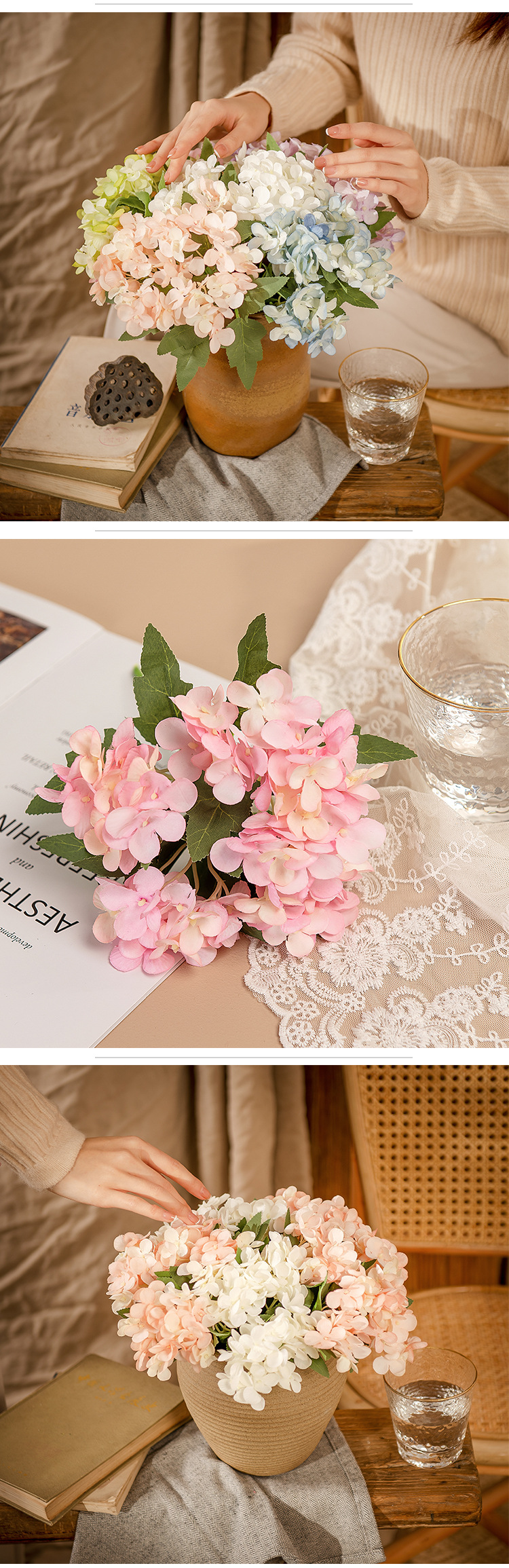 Artificial Hydrangea View 6