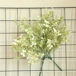 OEM Artificial Four Leaf Clover Bushes Faux Plastic Greenery Plant Artificial Flowers for Decoration Manufacturer, Factory