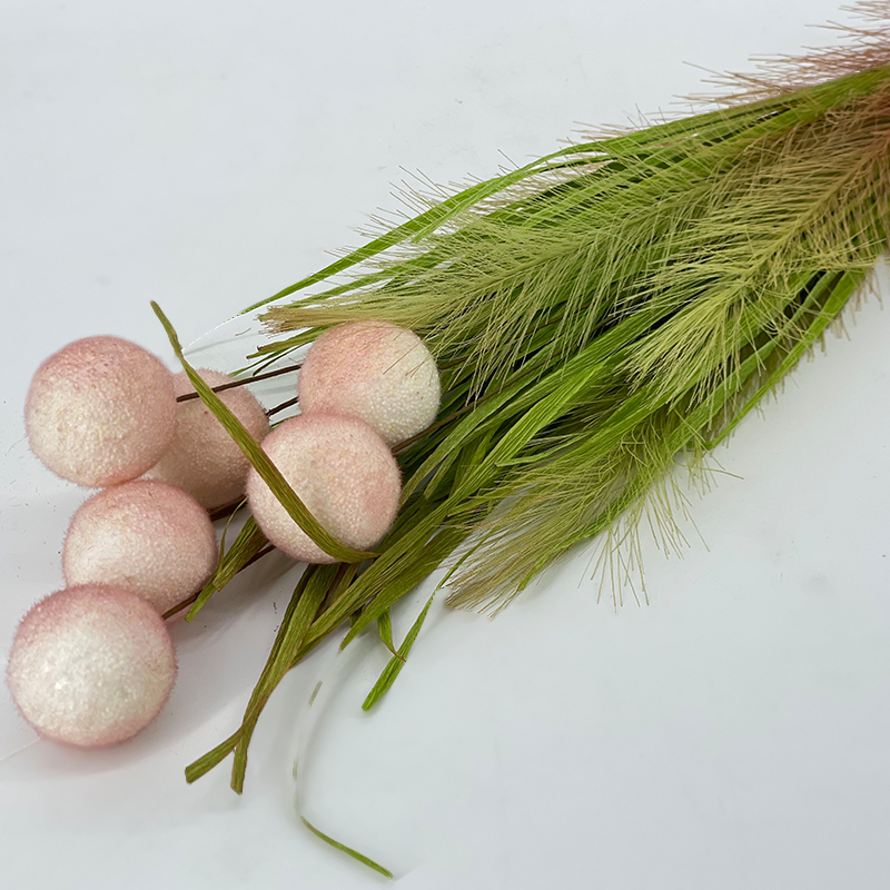 Wholesale Artificial Feather Grass Flower Bouquet for Home Table Centerpiece Office Decor