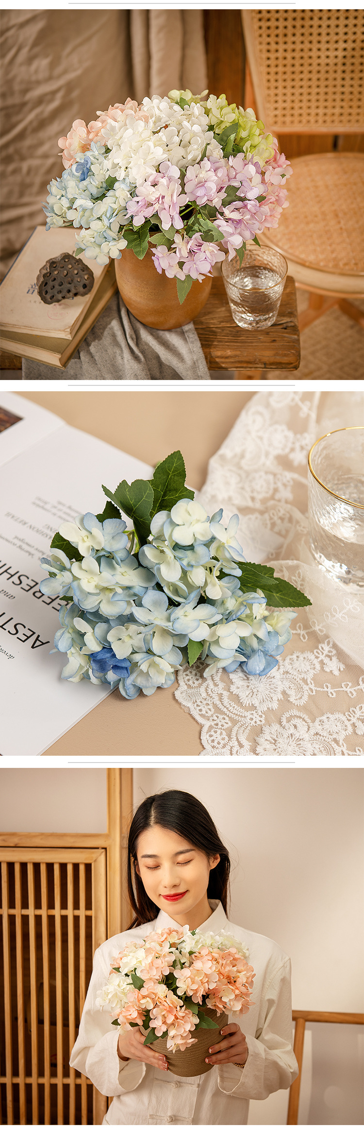Artificial Hydrangea View 4