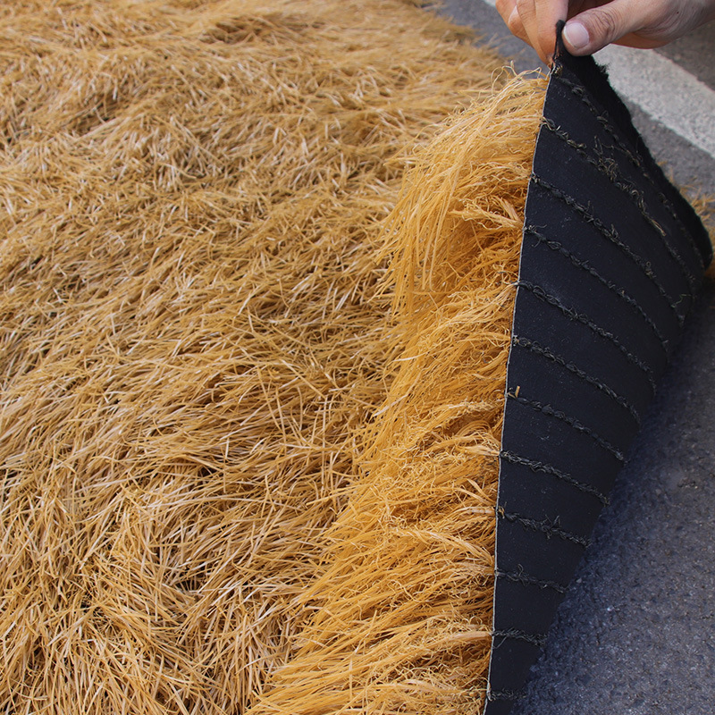 DYGRASS Pe Fireproof Uv Resistant Artificial Thatch 16cm Artificial Thatch Roof Plastic Thatch Manufacturers, Supplier