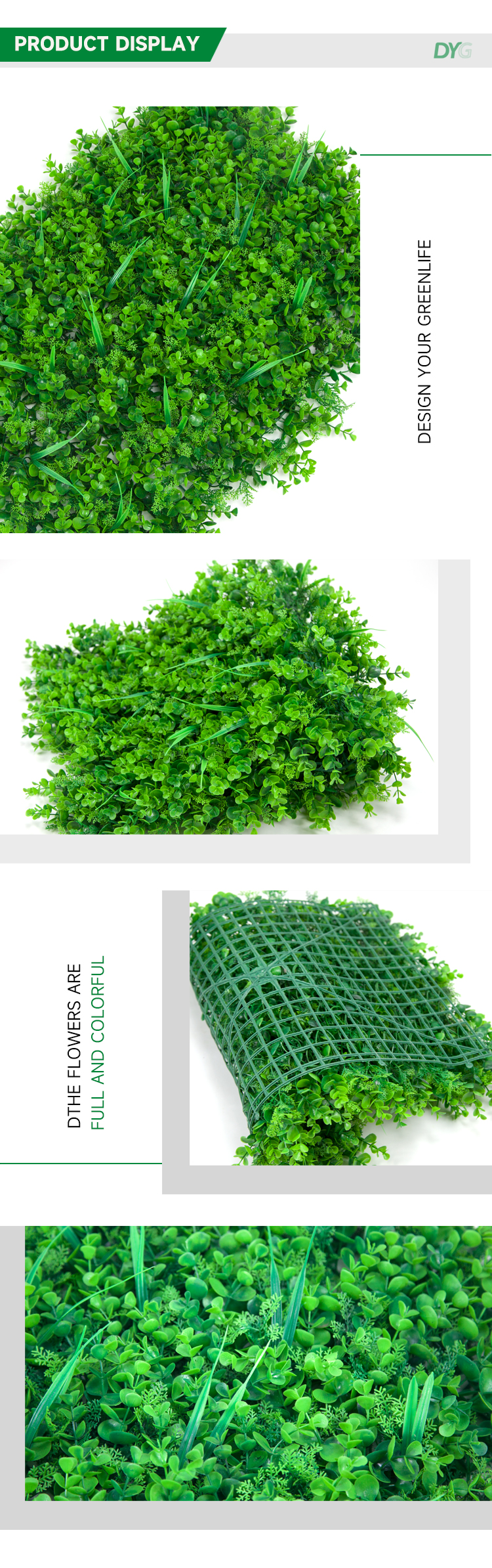 Artificial Plant Wall Detail 2
