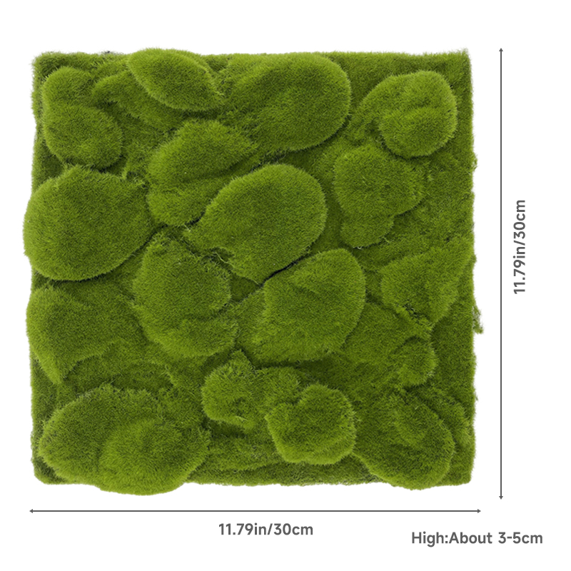 Preserved artificial moss wall