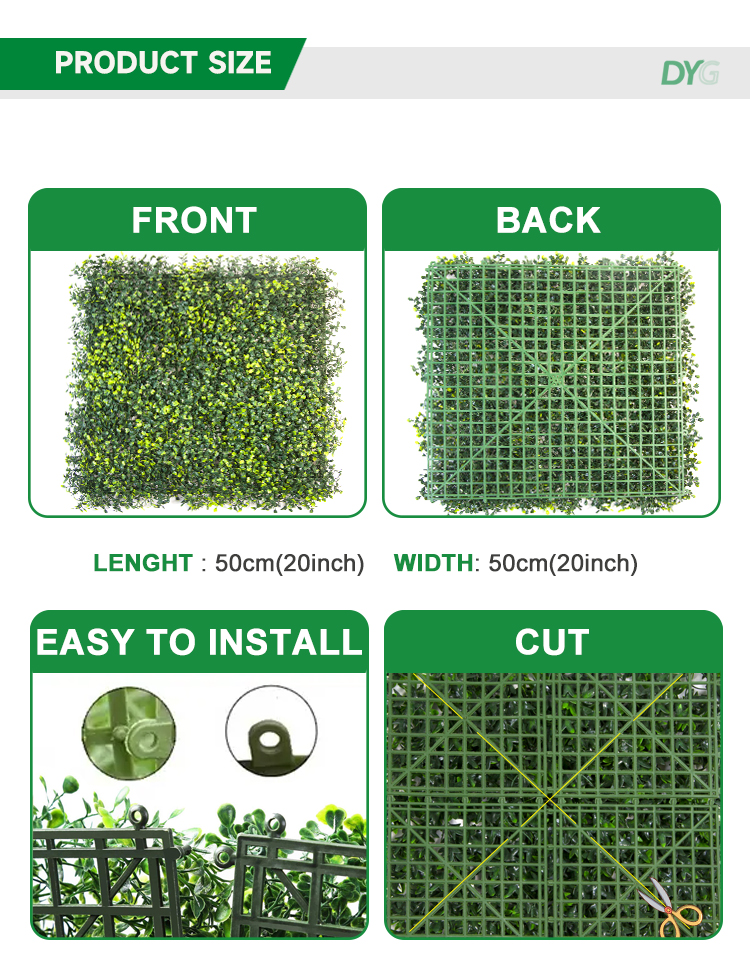 Artificial Plants Wall Panel View 3