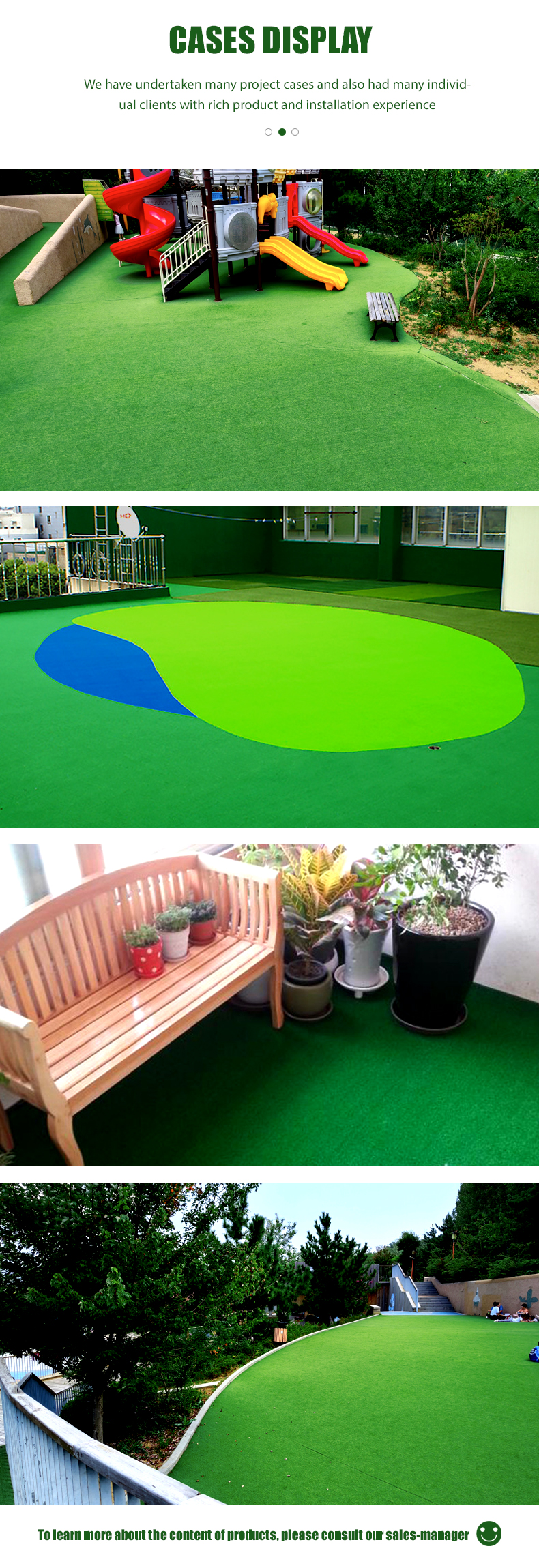 synthetic turf golf green detail 7