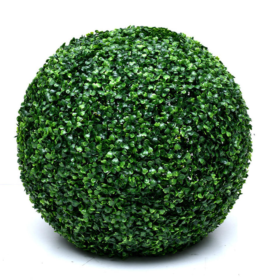 ODM UV Protected Eco-Friendly Faux Plants Decorative Grass Balls Artificial Boxwood Balls Topiary Manufacturer, Manufacturers