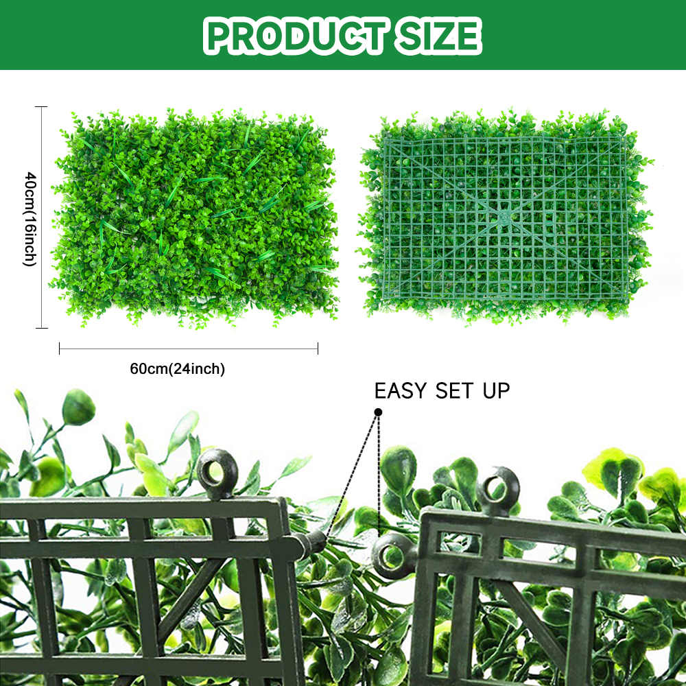 High-Quality Artificial Grass Wall Panels Plastic Greenery Plant Wall Grass Artificial Grass Wall Backdrop For Home Restaurant Indoor Decor Suppliers, Factory