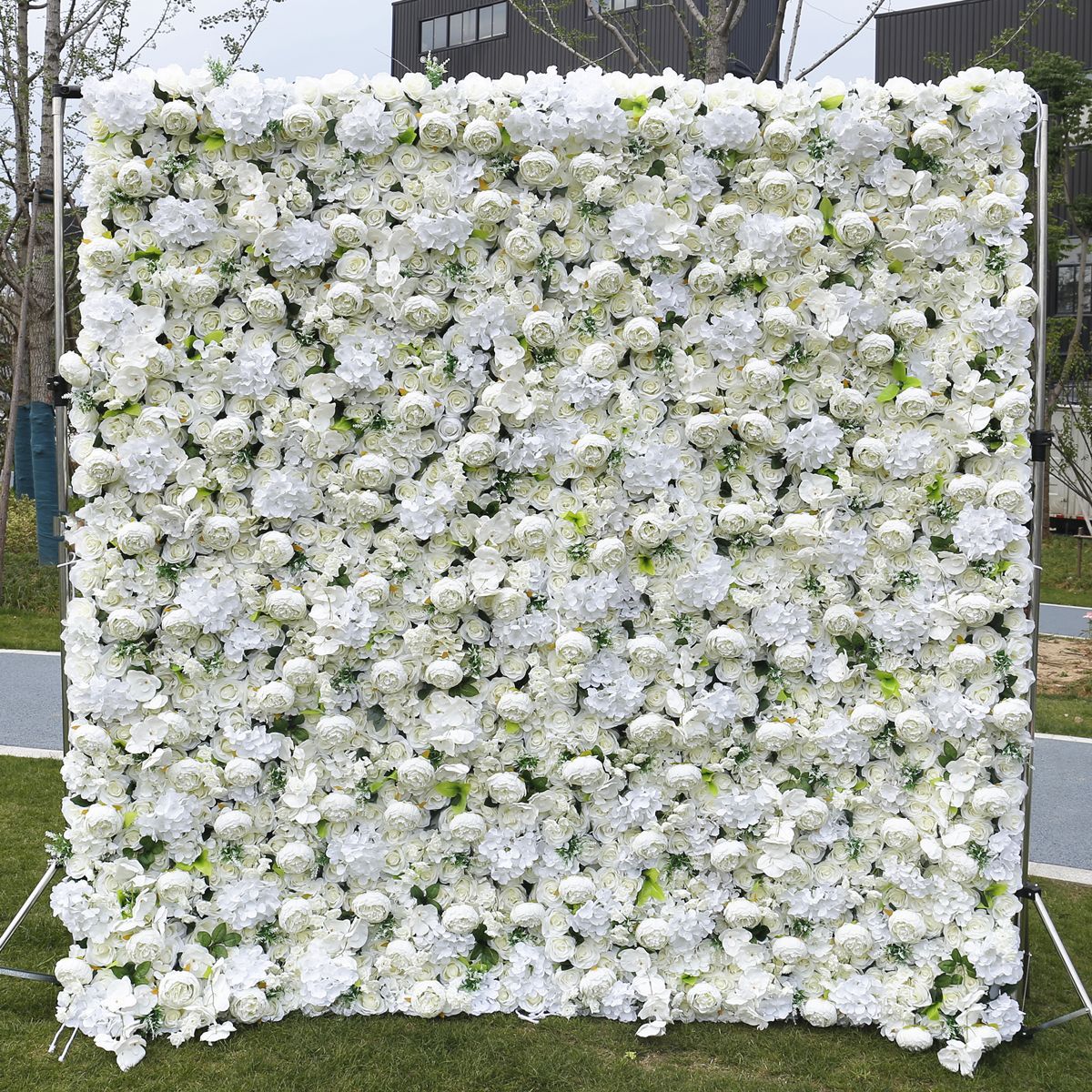 Pink White Flower Wall
