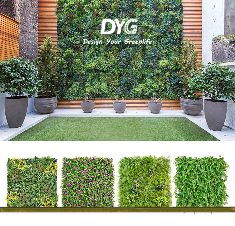 Artificial hedge wall detail 1