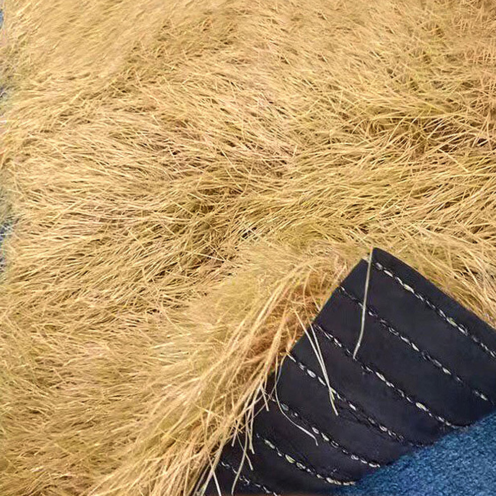 DYGRASS Pe Fireproof Uv Resistant Artificial Thatch 16cm Artificial Thatch Roof Plastic Thatch Manufacturers, Supplier