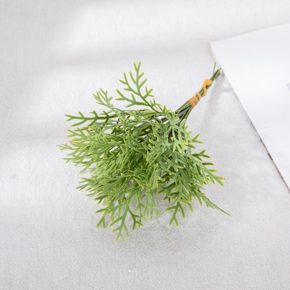 Best Faux Living Wall Accessory Green Plant Bunch Home Decor Artificial Florets Manufacturers, Factory