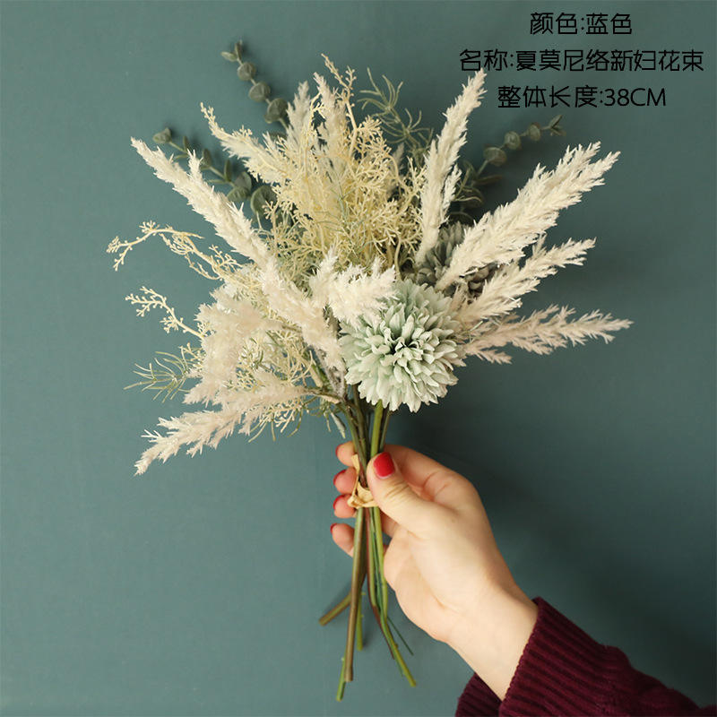 Best Finest Price Real Touch Flowers Bouquet Artificial Flowers Bunch For Wedding Desktop Decoration Supplier, Suppliers