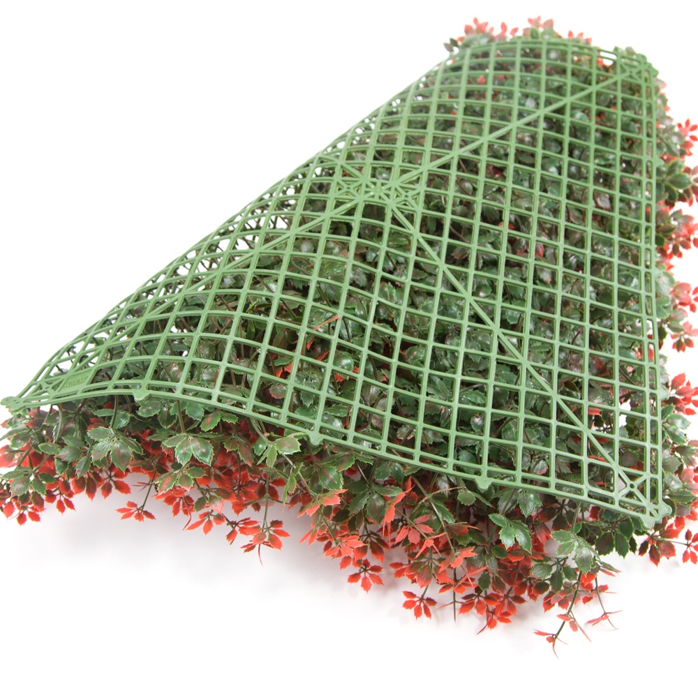 CE Certification Uv Greenery Backdrop Wall Faux Eucalyptus Hedge Landscaping Artificial Boxwood Hedge wall of plants Manufacturer, Supplier