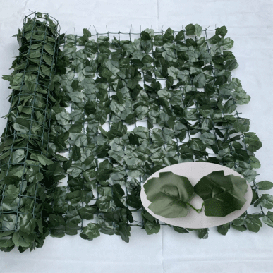 CE Certification Expanding PE laurel leaf willow trellis plastic leaf fence Vertical Expandable Faux Ivy Privacy Fence garden decrative hedges Manufacturers, Factory