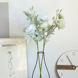 CE Certification Vintage Artificial Peony Silk Flowers Bouquet for Home Wedding Decoration Manufacturers, Factories