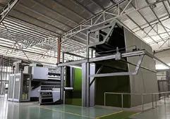 Artificial grass product storage and logistics warehouse