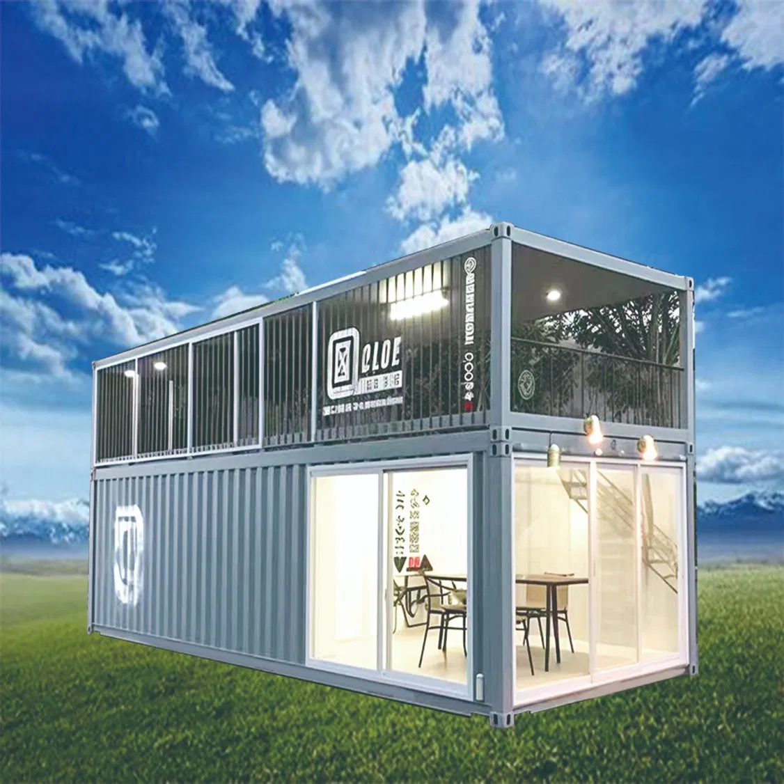 Vivienda modular prefabricada de acero personalizable para una instalación rápida