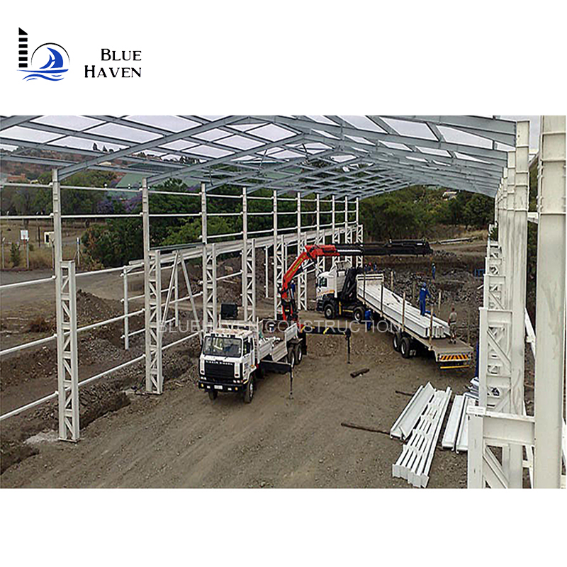 Estructura de acero anti óxido modular y expandible para oficina de gestión en contenedor