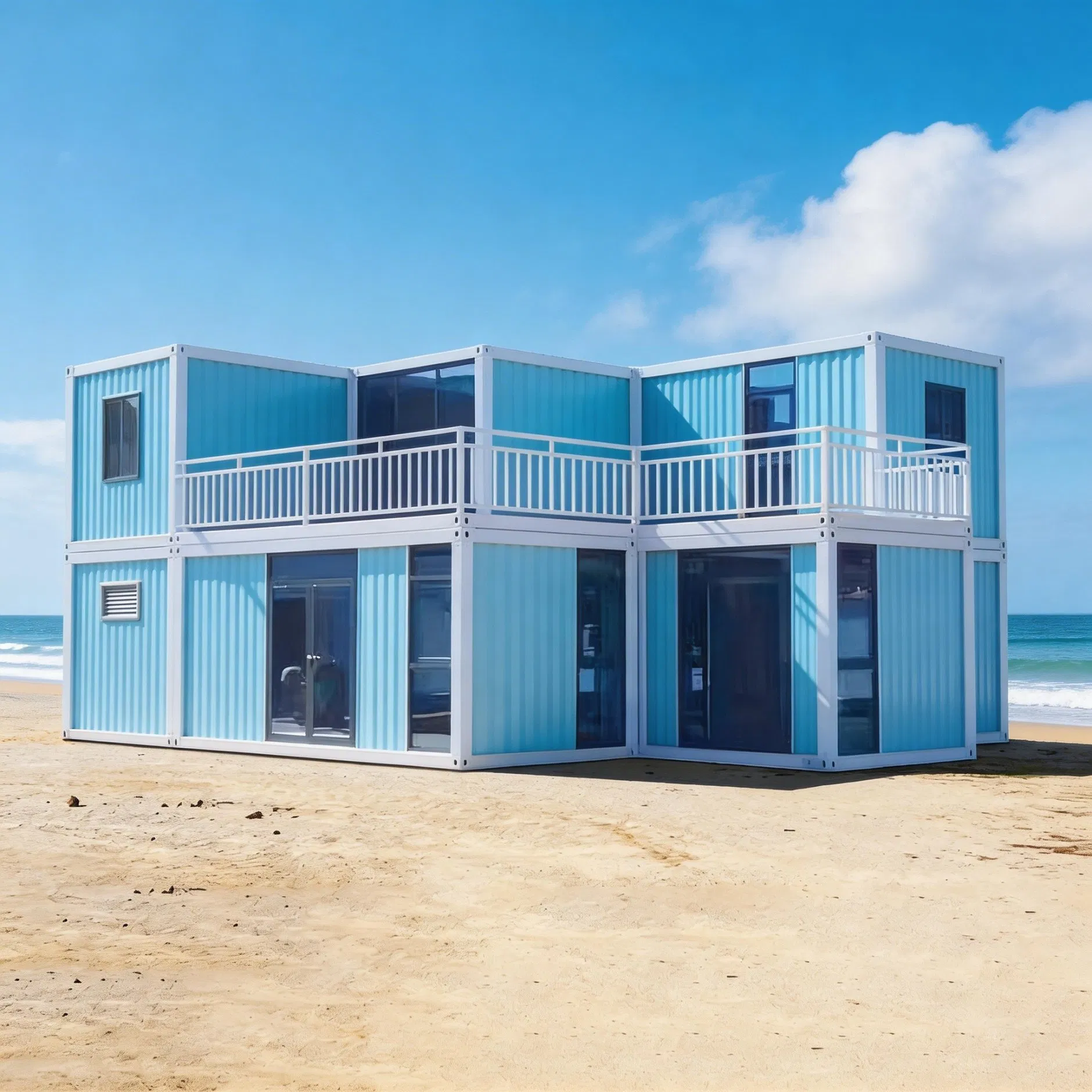 Casa modular de construcción rápida de EPS, casa contenedor integrada, casa prefabricada