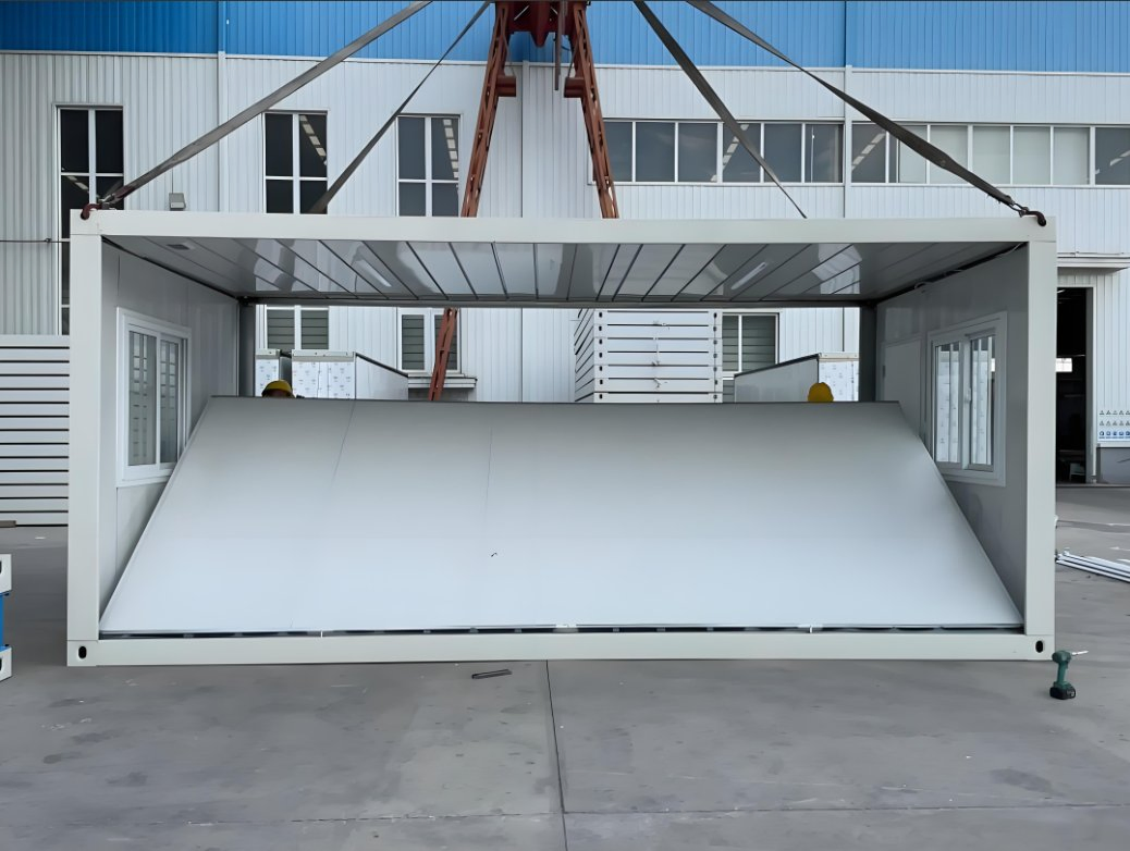 Cabaña modular prefabricada de techo plano personalizada para hotel familiar