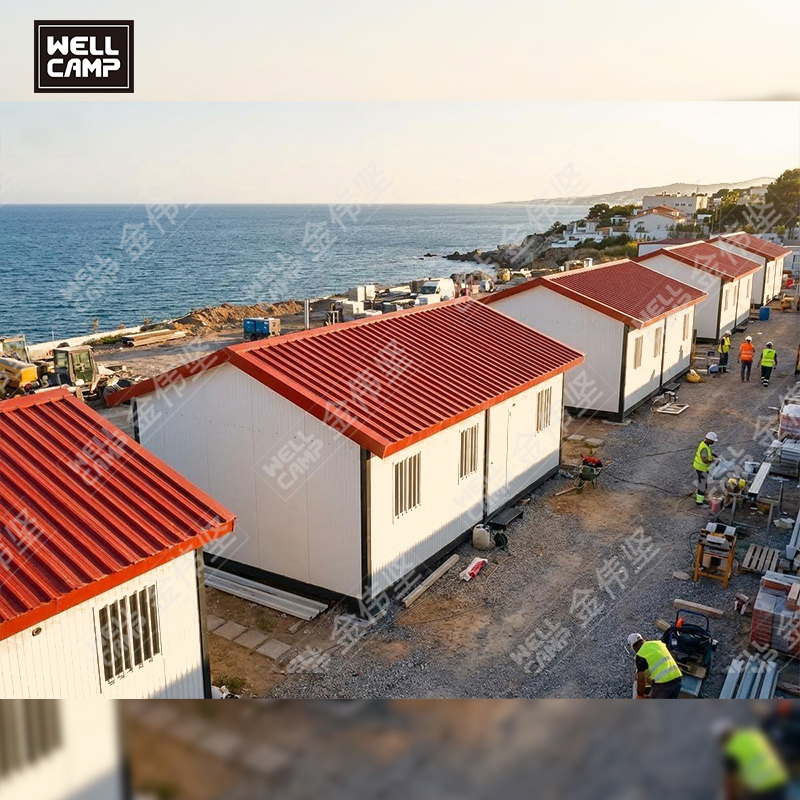 Unidades modulares para sitios mineros, viviendas prefabricadas duraderas para campamentos remotos