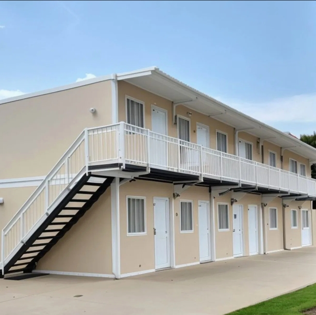 Campamento modular portátil de instalación rápida para alojamiento de personal, dormitorio prefabricado para trabajadores en sitios de construcción