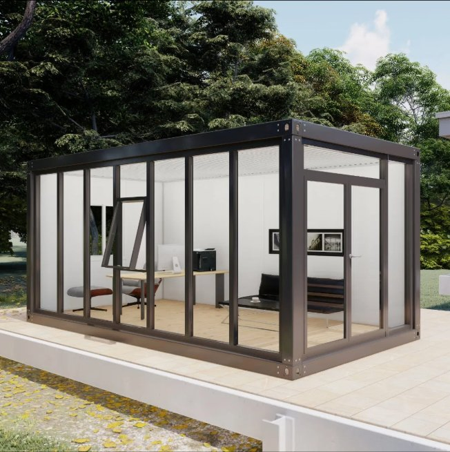 Tienda de Contenedor Modular Portátil Quiosco Móvil de Contenedor para Negocios en la Calle