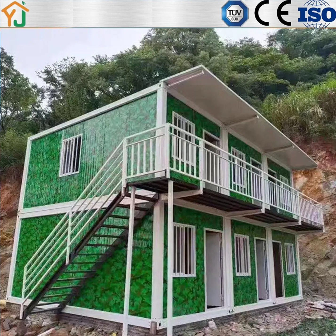Vivienda modular de acero personalizable para una rápida instalación de dormitorios