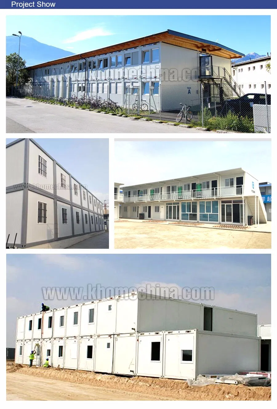 Viviendas para trabajadores Campamentos modulares Vivienda modular prefabricada