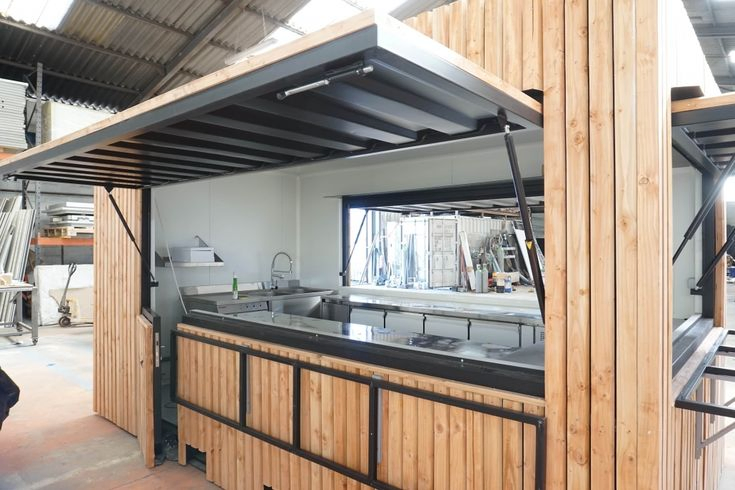 Restaurante Estructura de Acero Modular Contenedor Cafetería