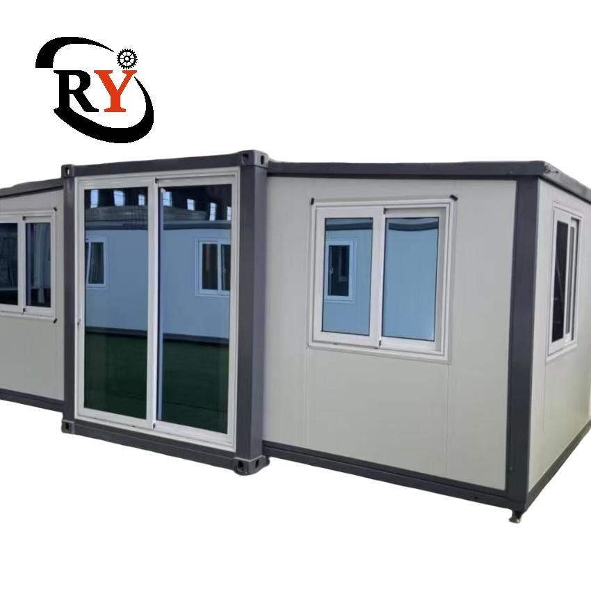 Contenedor rural de rescate con cabina, manual de elevación expandible, plegable, de acero grueso y resistente a impactos