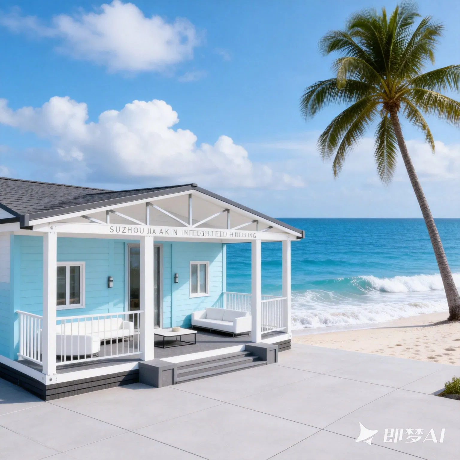 6X9X3.3m Villas prefabricadas rápidas, casa contenedor integrada, casa prefabricada, hogar modular para uso doméstico