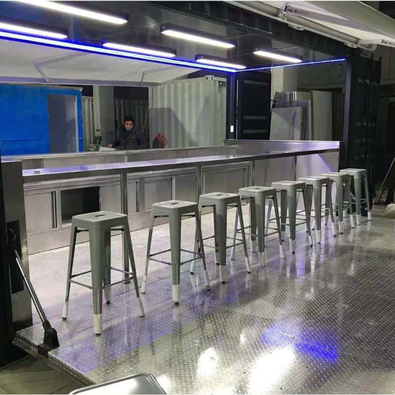 2025 Popular en el mundo tienda bar café portátil de contenedor de envío
