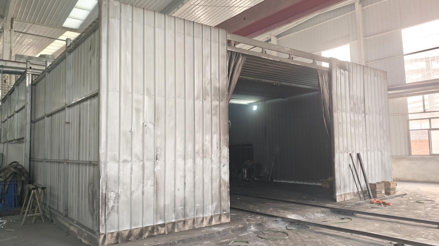 Proceso de pintura en spray para casas modulares y contenedores DaiZi House