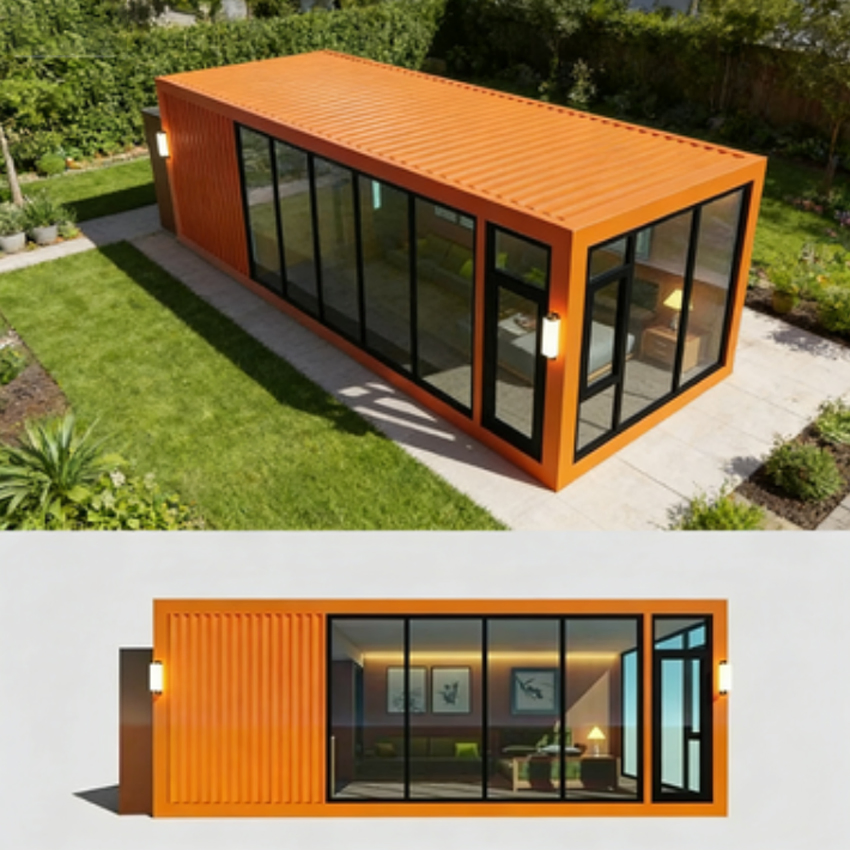 Contenedor Portátil House2 Casa Prefabricada de Dormitorio Casa Prefabricada de Contenedor Cabaña de Invierno