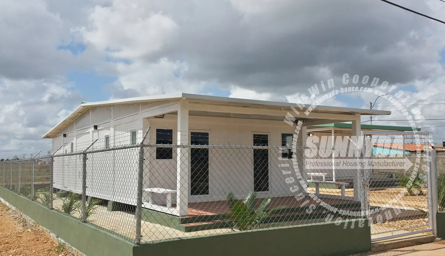 Casa contenedor modular prefabricada estándar colapsable de acero para alojamiento