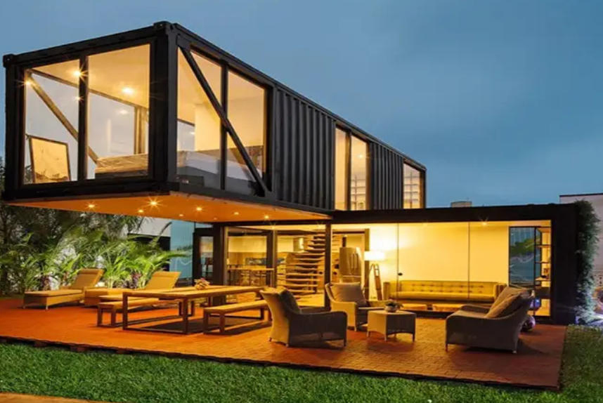 Casa Contenedor Portátil Multifuncional 20FT Tienda Móvil Bar de Café Oficina Edificio Contenedor Plegable