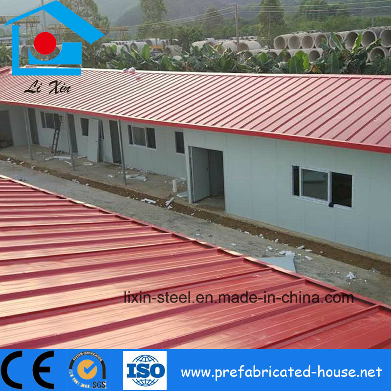 Casa prefabricada de acero para campamento de trabajadores con nuevo diseño de estructura de acero