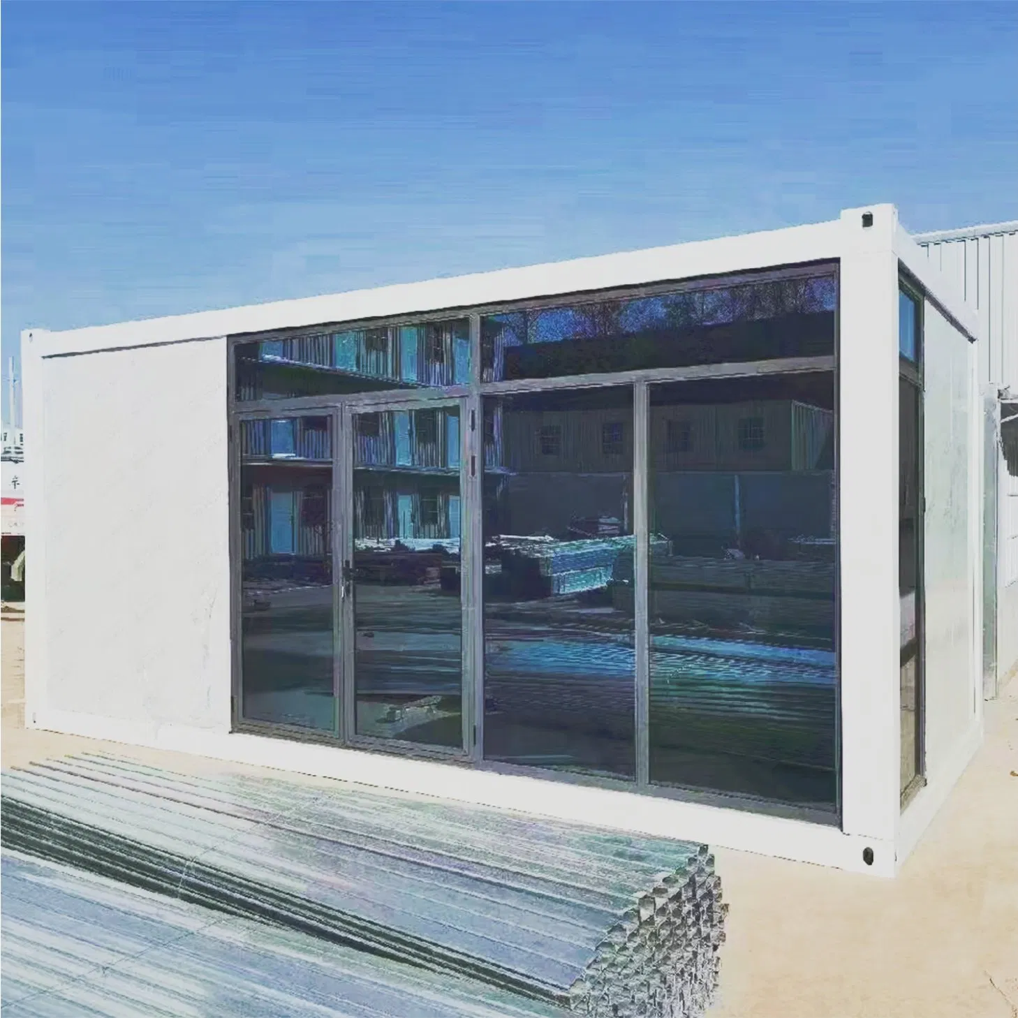 Vivienda modular prefabricada de acero personalizable para una instalación rápida